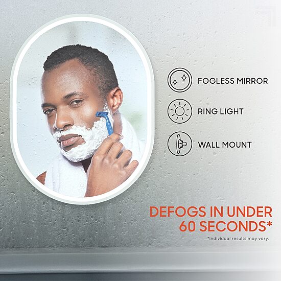 Sharper Image Spastudio® Heated Shower Mirror