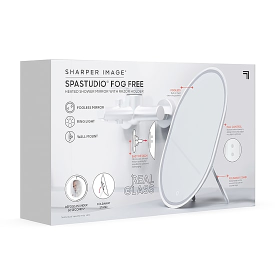 Sharper Image Spastudio® Heated Shower Mirror