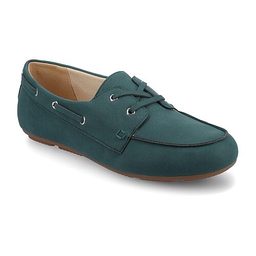 Journee Collection Womens Moc Closed Toe Loafers, 12 Medium, Blue