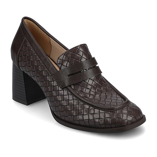 Journee Collection Womens Square Closed Toe Loafers