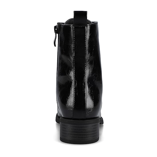 Journee Collection Womens Flat Heel Combat Boots
