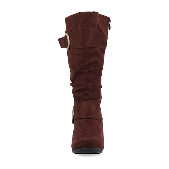 Journee Collection Womens Extra Wide Calf Flat Heel Riding Boots