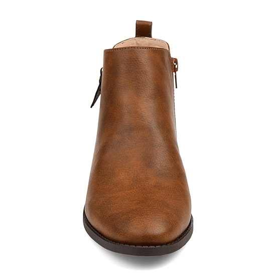 Journee Collection Womens Ellis Stacked Heel Booties
