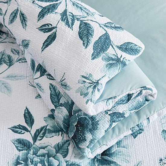 Martha Stewart Vivian Floral Easy Care Duvet Cover Set