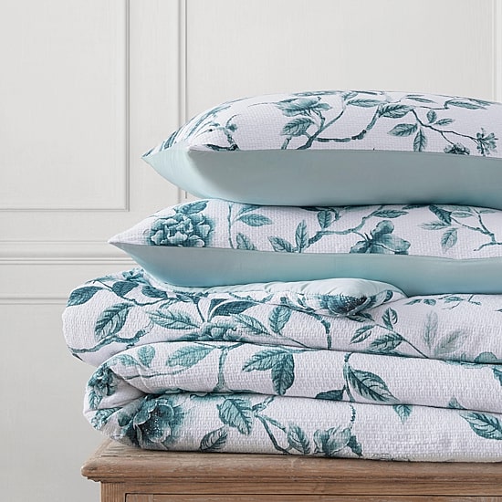 Martha Stewart Vivian Floral Easy Care Duvet Cover Set