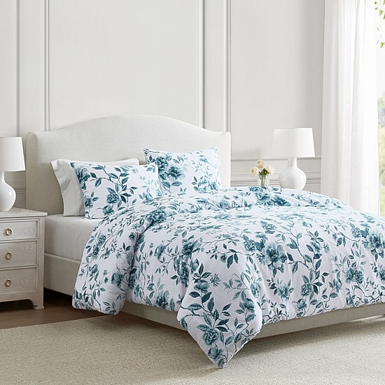 Martha Stewart Vivian Floral Easy Care Comforter Set