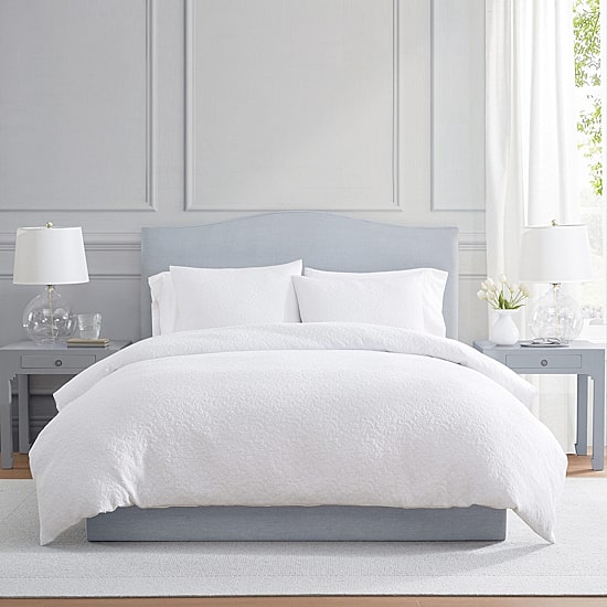 Martha Stewart Garden Trellis Easy Care Duvet Cover Set