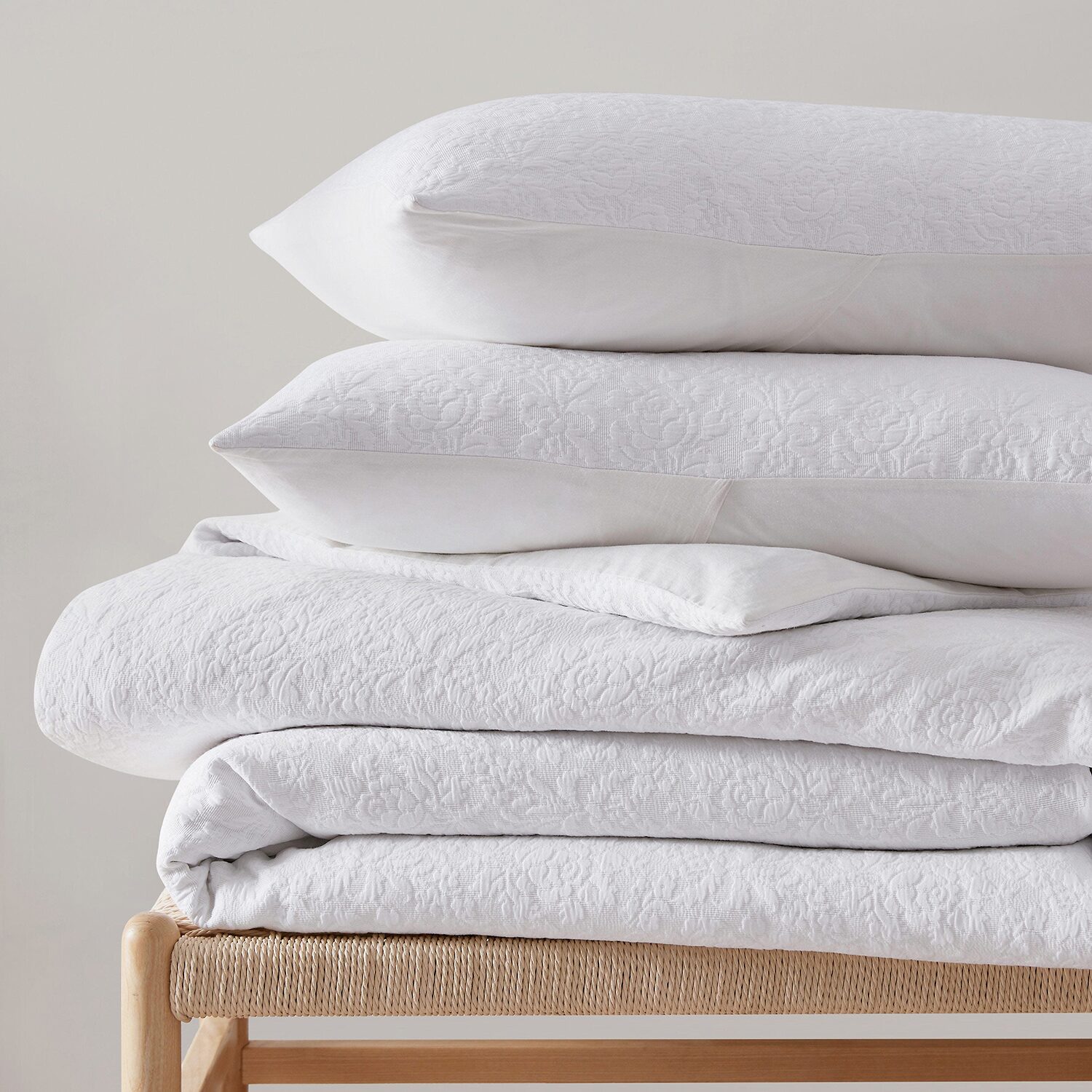 Martha Stewart Garden Trellis Easy Care Duvet Cover Set