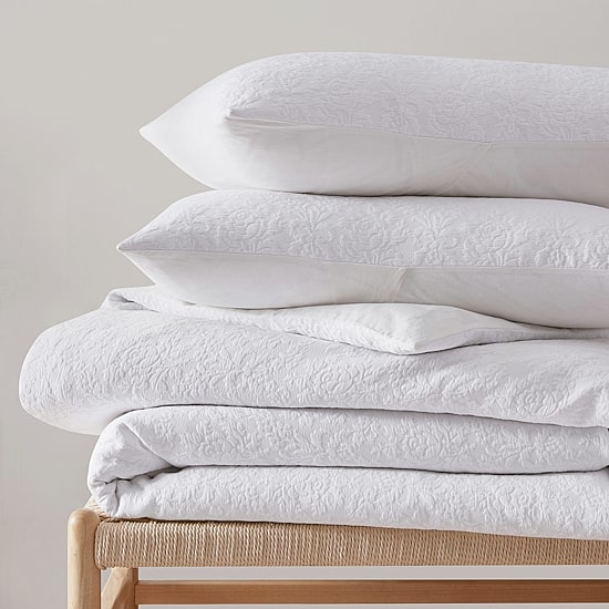 Martha Stewart Garden Trellis Easy Care Duvet Cover Set