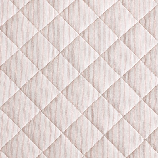 Laura Ashley Tessas Stripe Easy Care Quilt Set