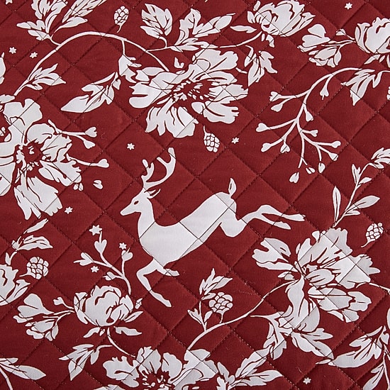 Martha Stewart Dancing Deer Easy Care Quilt Set