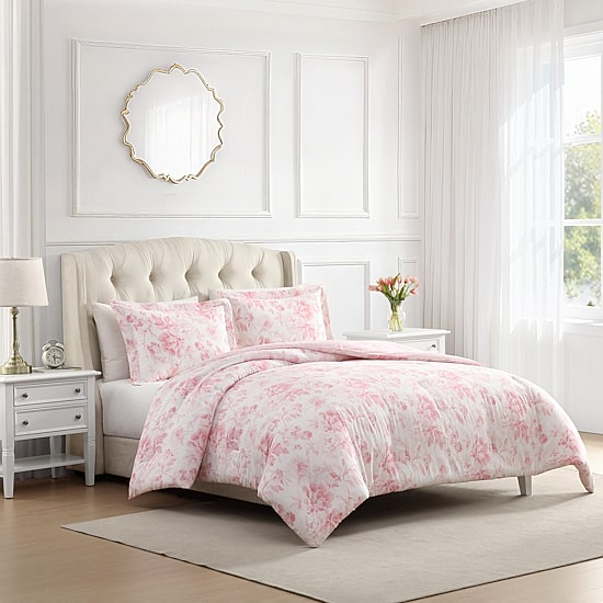 Laura Ashley Anja Toile Easy Care Comforter Set