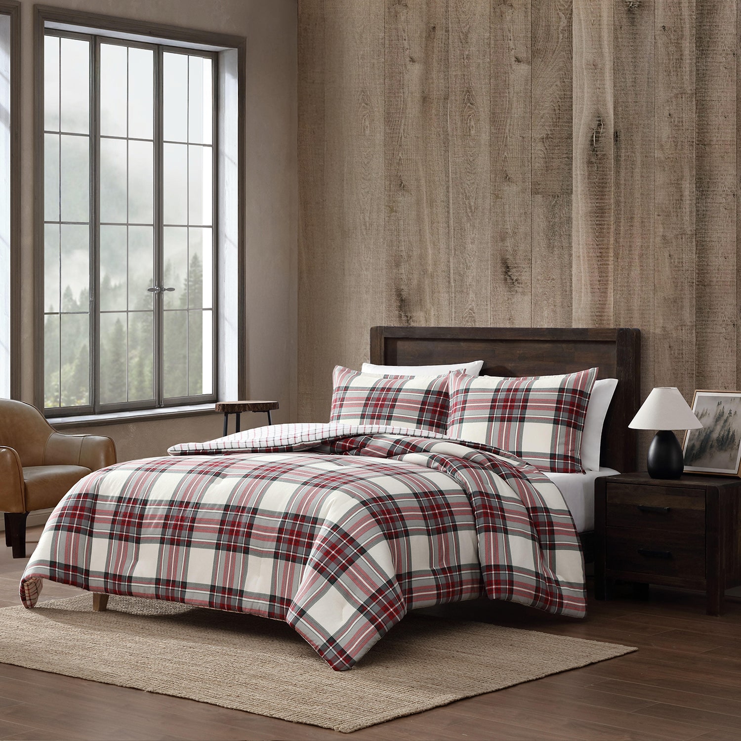 Eddie Bauer Serendipity Plaid Easy Care Comforter Set