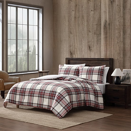 Eddie Bauer Serendipity Plaid Easy Care Comforter Set