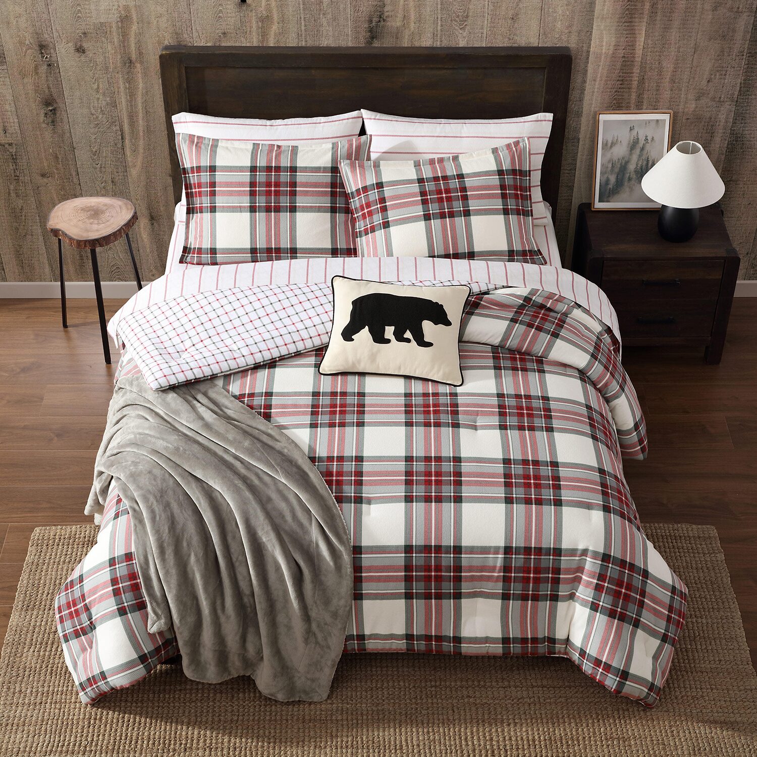 Eddie Bauer Serendipity Plaid Easy Care Comforter Set