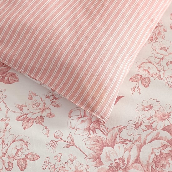 Laura Ashley Toile Delight Easy Care Comforter Set