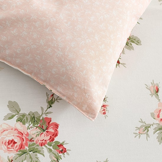Laura Ashley Ribbon Bouquet Easy Care Comforter Set