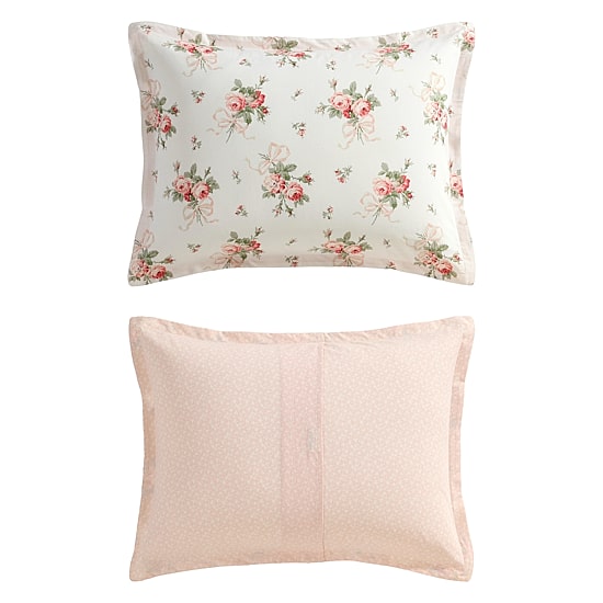 Laura Ashley Ribbon Bouquet Easy Care Comforter Set