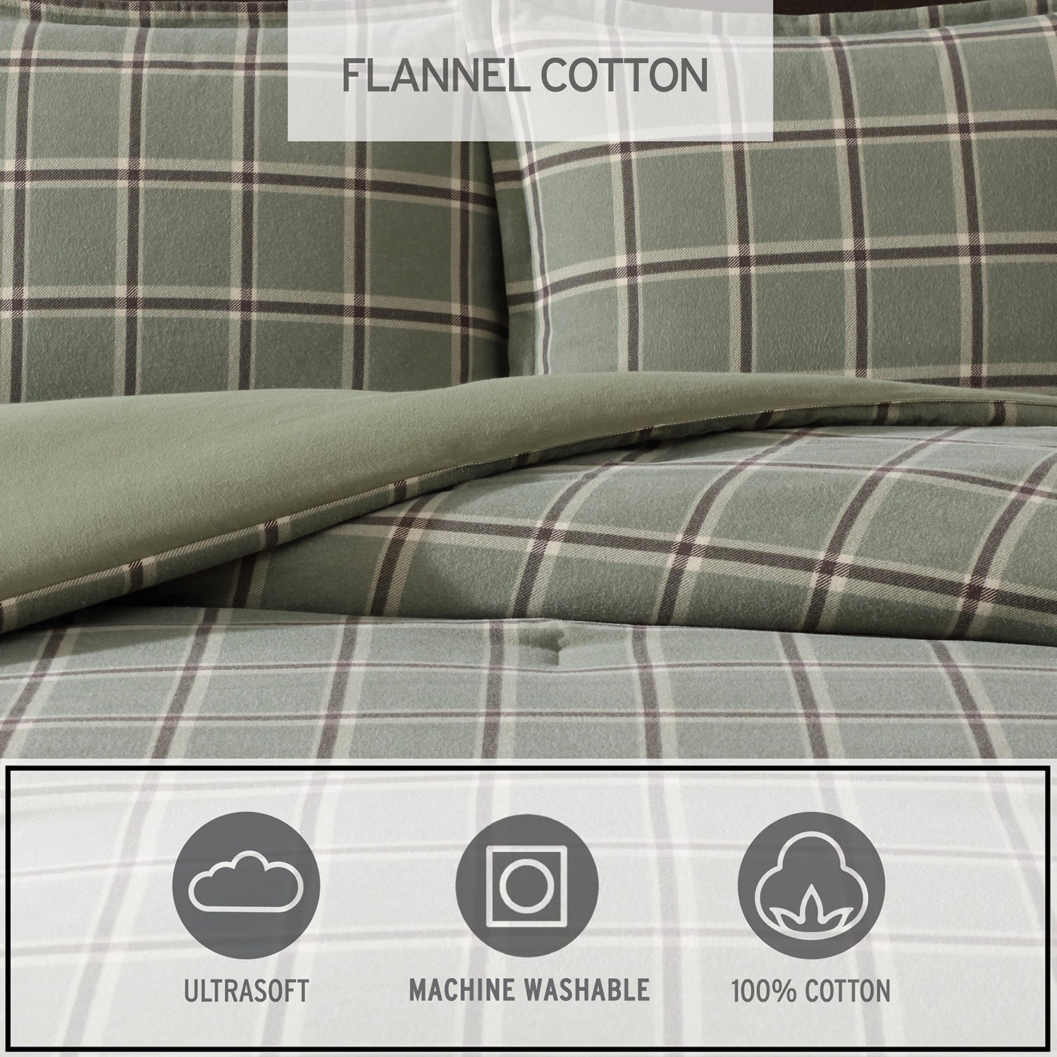 Eddie Bauer Alpine Plaid Easy Care Comforter Set