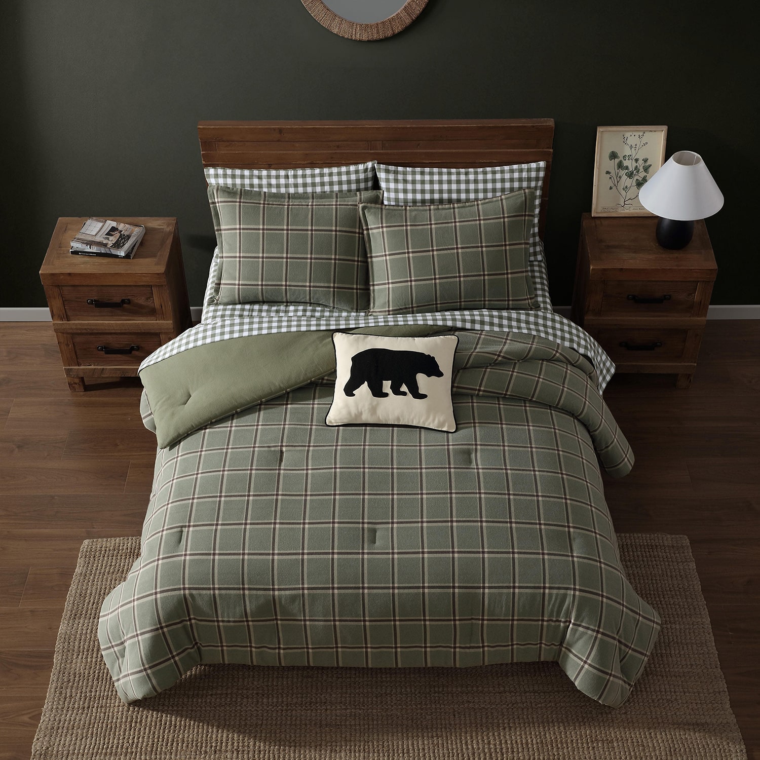 Eddie Bauer Alpine Plaid Easy Care Comforter Set