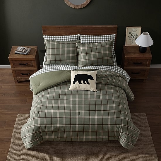 Eddie Bauer Alpine Plaid Easy Care Comforter Set