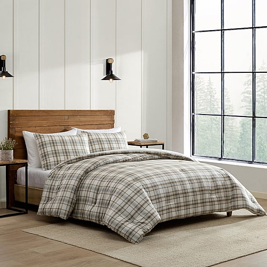 Eddie Bauer Ashland Plaid Easy Care Comforter Set
