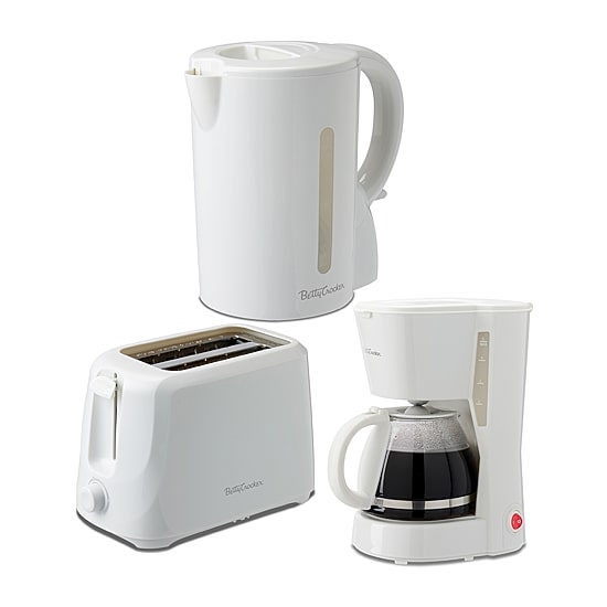 Betty Crocker White Drip Coffee Maker