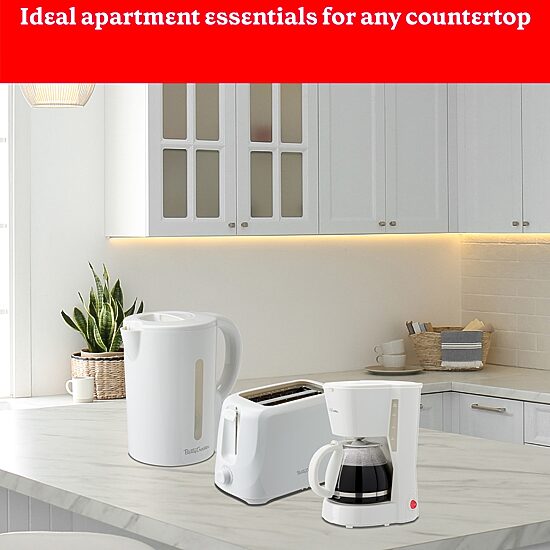 Betty Crocker White Drip Coffee Maker
