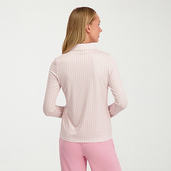 Stella Parker Womens Long Sleeve Polo Shirt