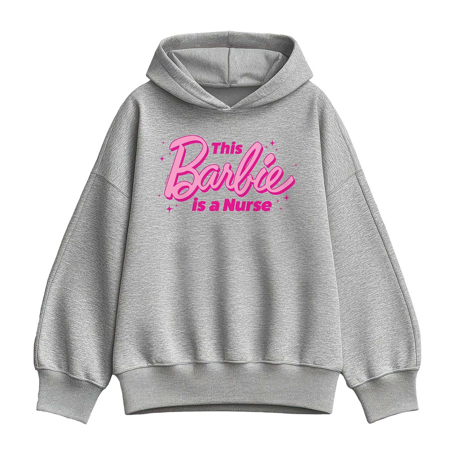 Nurse Womens Long Sleeve Barbie Hoodie