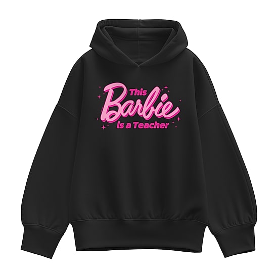 Womens Long Sleeve Barbie Hoodie