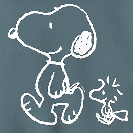 Walking Chalk Womens Long Sleeve Snoopy Hoodie