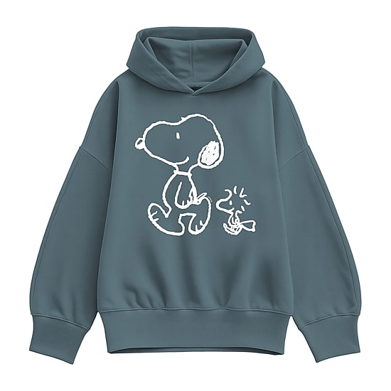 Walking Chalk Womens Long Sleeve Snoopy Hoodie