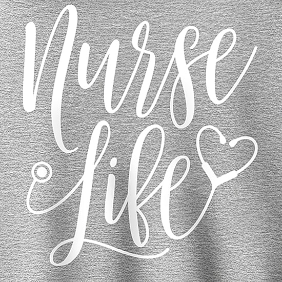 Nurse Life Womens Long Sleeve Hoodie