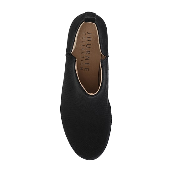 Journee Collection Womens Mylee-Wd Wedge Heel Booties Wide Width