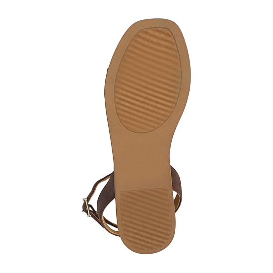 Journee Collection Womens Primrose Ankle Strap Flat Sandals