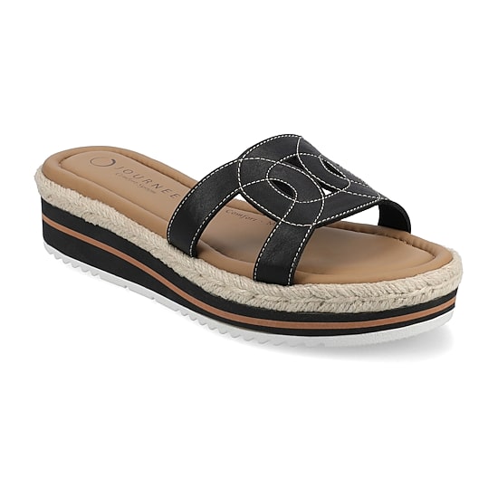 Journee Collection Womens Rosalinda Slide Sandals