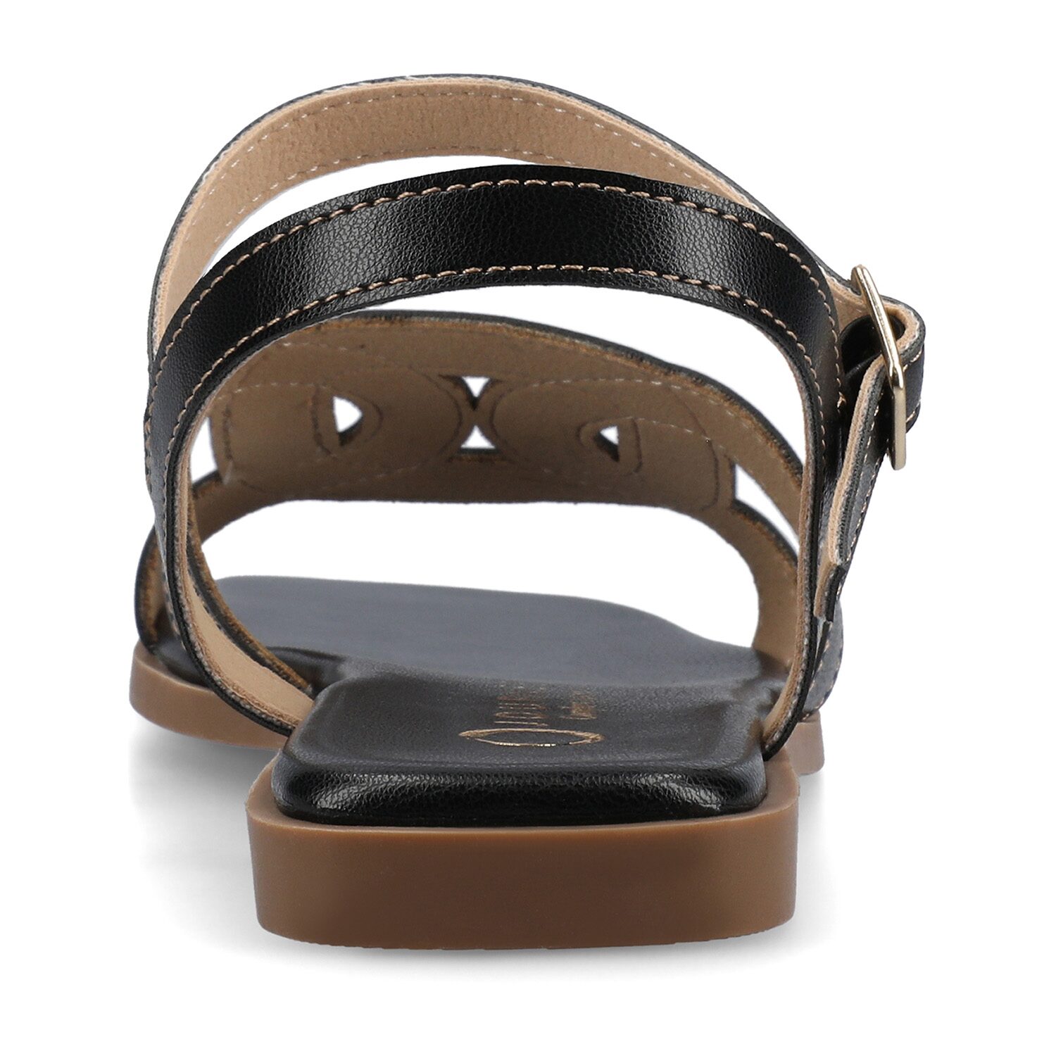 Journee Collection Womens Adjustable Strap Flat Sandals