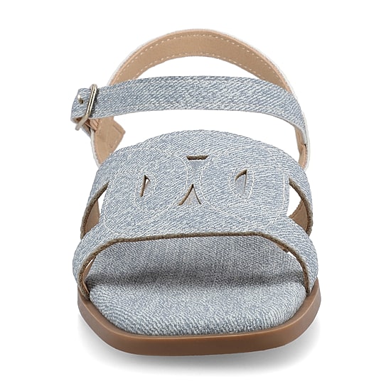 Journee Collection Womens Adjustable Strap Flat Sandals