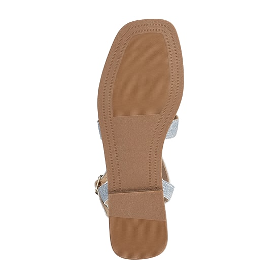 Journee Collection Womens Adjustable Strap Flat Sandals