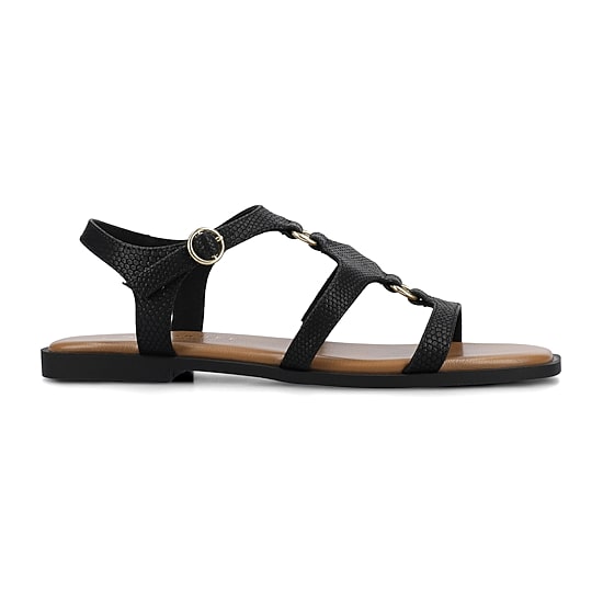 Journee Collection Womens Briley Ankle Strap Flat Sandals