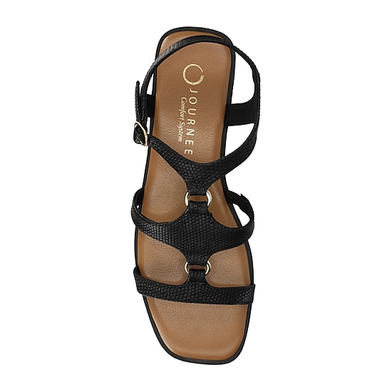 Journee Collection Womens Briley Ankle Strap Flat Sandals