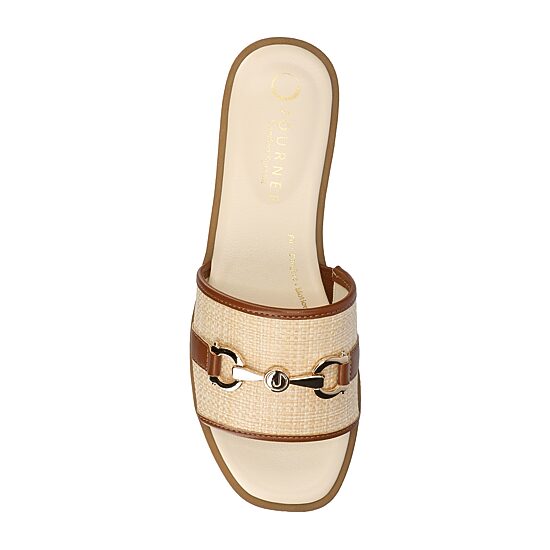 Journee Collection Womens Flat Sandals