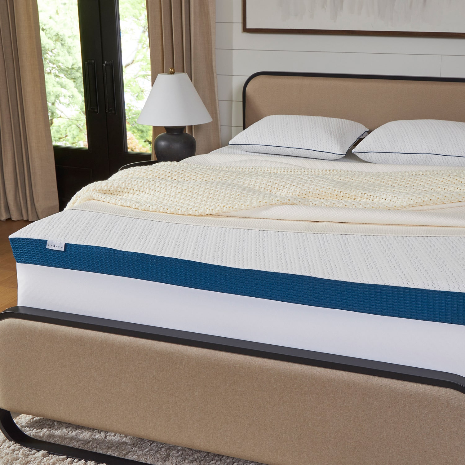 La-Z-Boy Serene | Hybrid Bliss Memory Foam 3" Dual Layered Mattress Topper