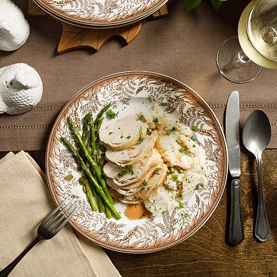 Martha Stewart Harvest 4-pc. Ceramic Dinner Plate