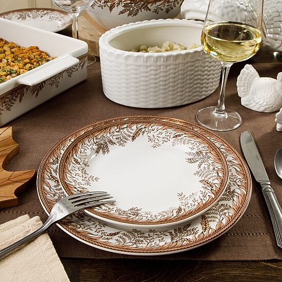 Martha Stewart Harvest 4-pc. Ceramic Salad Plate