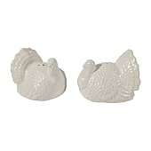 Martha Stewart Harvest Stoneware Turkey Salt & Pepper Shaker