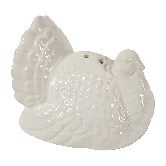Martha Stewart Harvest Stoneware Turkey Salt & Pepper Shaker
