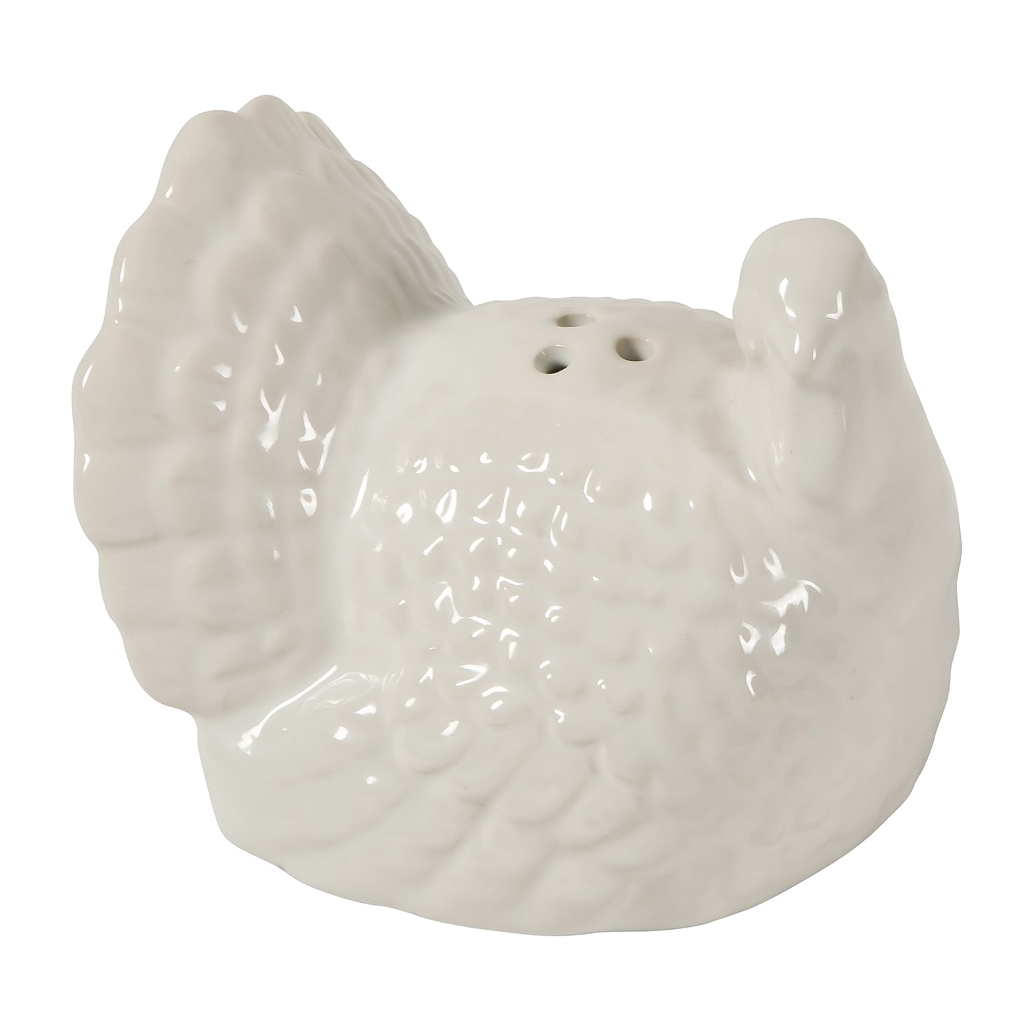 Martha Stewart Harvest Stoneware Turkey Salt & Pepper Shaker