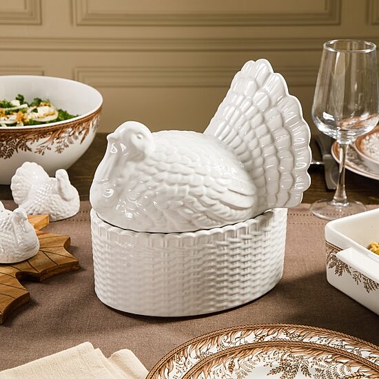 Martha Stewart Harvest Turkey Casserole Dish